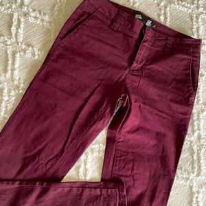 Men RSQ Burgundy Pants